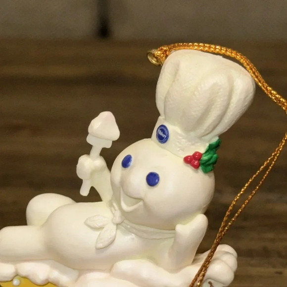 VTG 1997 The Pillsbury Co. Doughboy Christmas Holiday Tree Hanging Ornament JOY - Picture 6 of 10